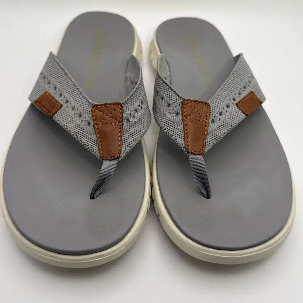 Cole Haan Zerogrand Sandals Shoes Mens 11 Gray Thong Flip Flops Comfort C29378